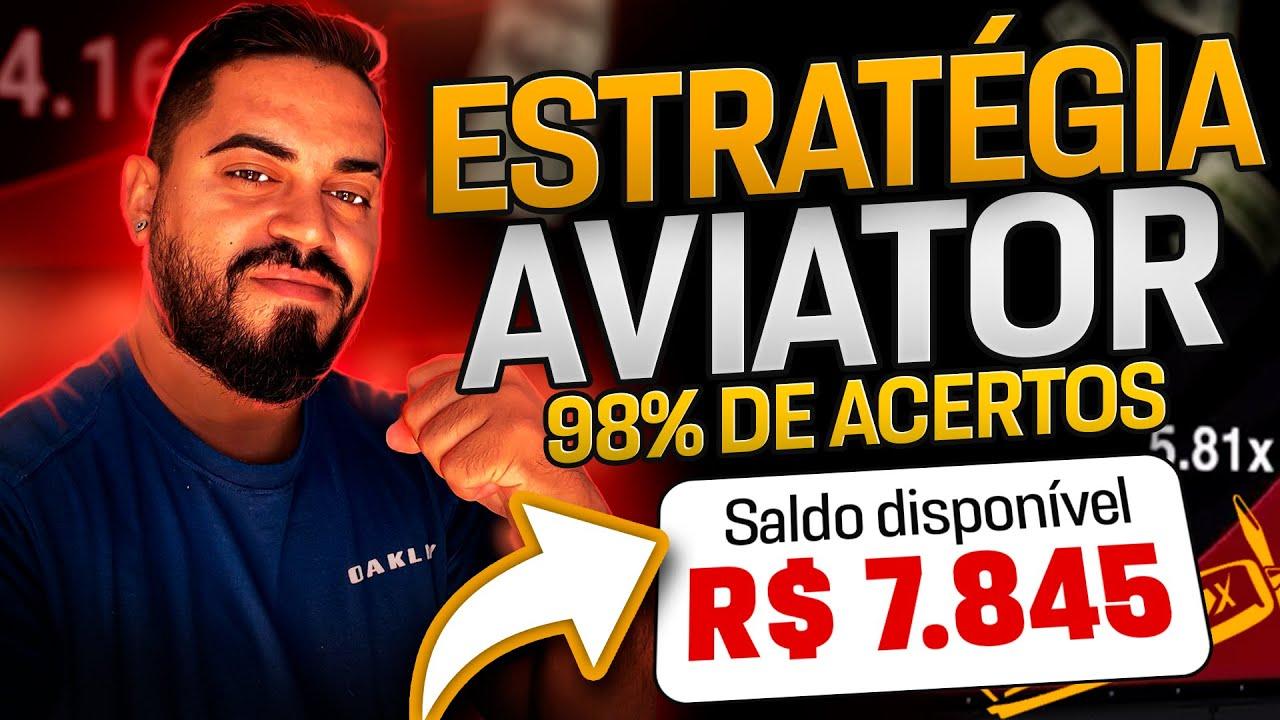 ESTRATEGIA GANHE DINHEIRO NO AVIATOR